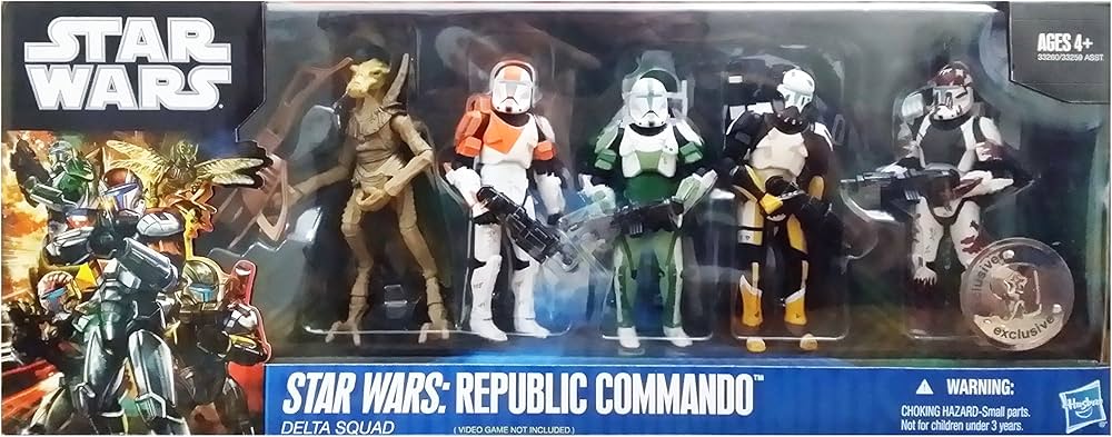 Buy Star Wars: Republic Commando Delta Squad Action Figure Set